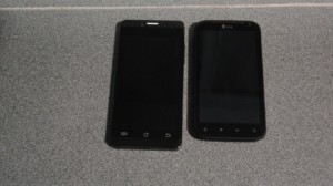 Сравнение китайских телефонов. Вид спереди JiaYu G3 и THL W3+
